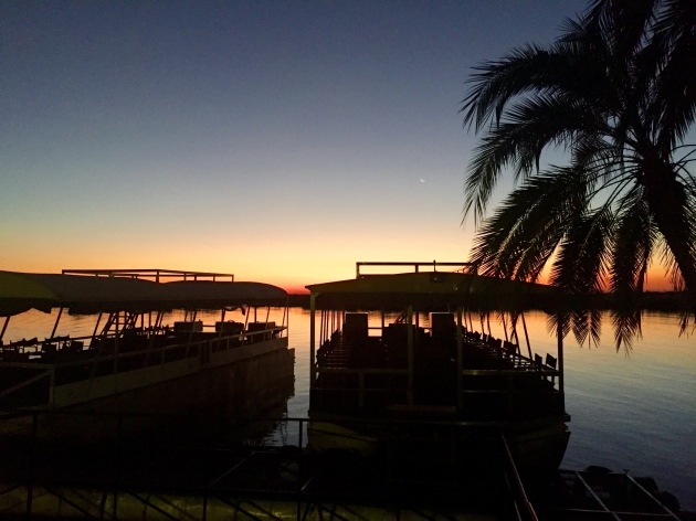 Sunset back at Chobe Safari Lodge | Photo credit: Juxxtapose
