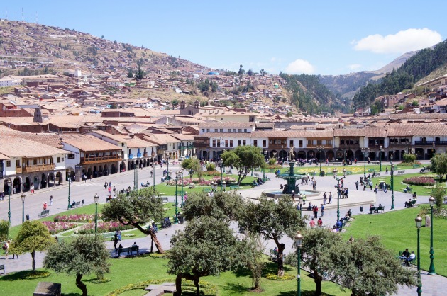 Cusco's main plaza | Photo credit: Juxxtapose